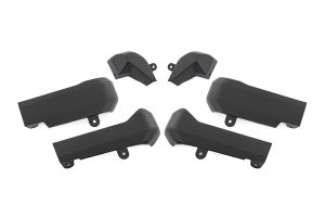 GMC Sierra 3500 HD Mud Flap Delete Kit - Front + Rear - Rough Country - Rough Country - '20-'25